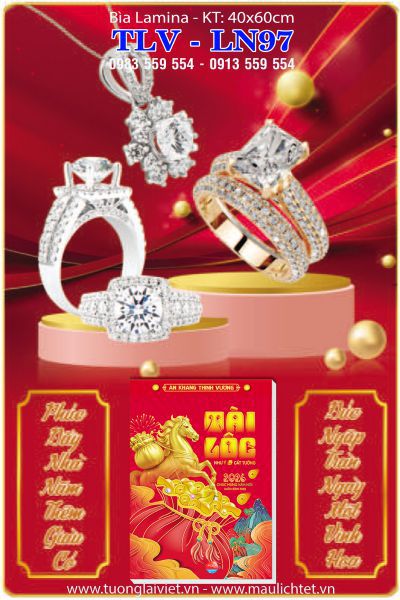 Lịch gỗ laminate Tiệm Vàng Trang Sức