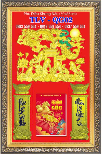 Lịch khung tranh Tết An Khang